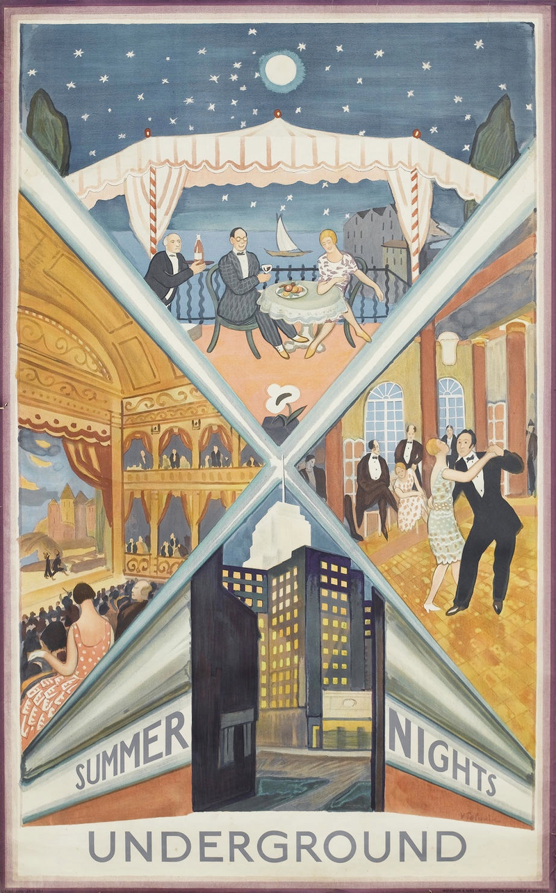 Illustration for article titled 1920s London Underground Posters Remind Us That Trains Are Wonderful